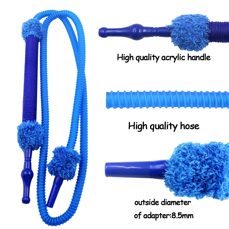 Length: 2M Shisha Hookah Hose Chicha Narguile Sheesha Accessories Hookah Pipes Water Smoking