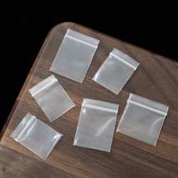 100pcs/Lot Plastic Zipper Sealed Resealable Bags Storage Pouch for Small Jewelry Display Packaging Supplies Small Businesses