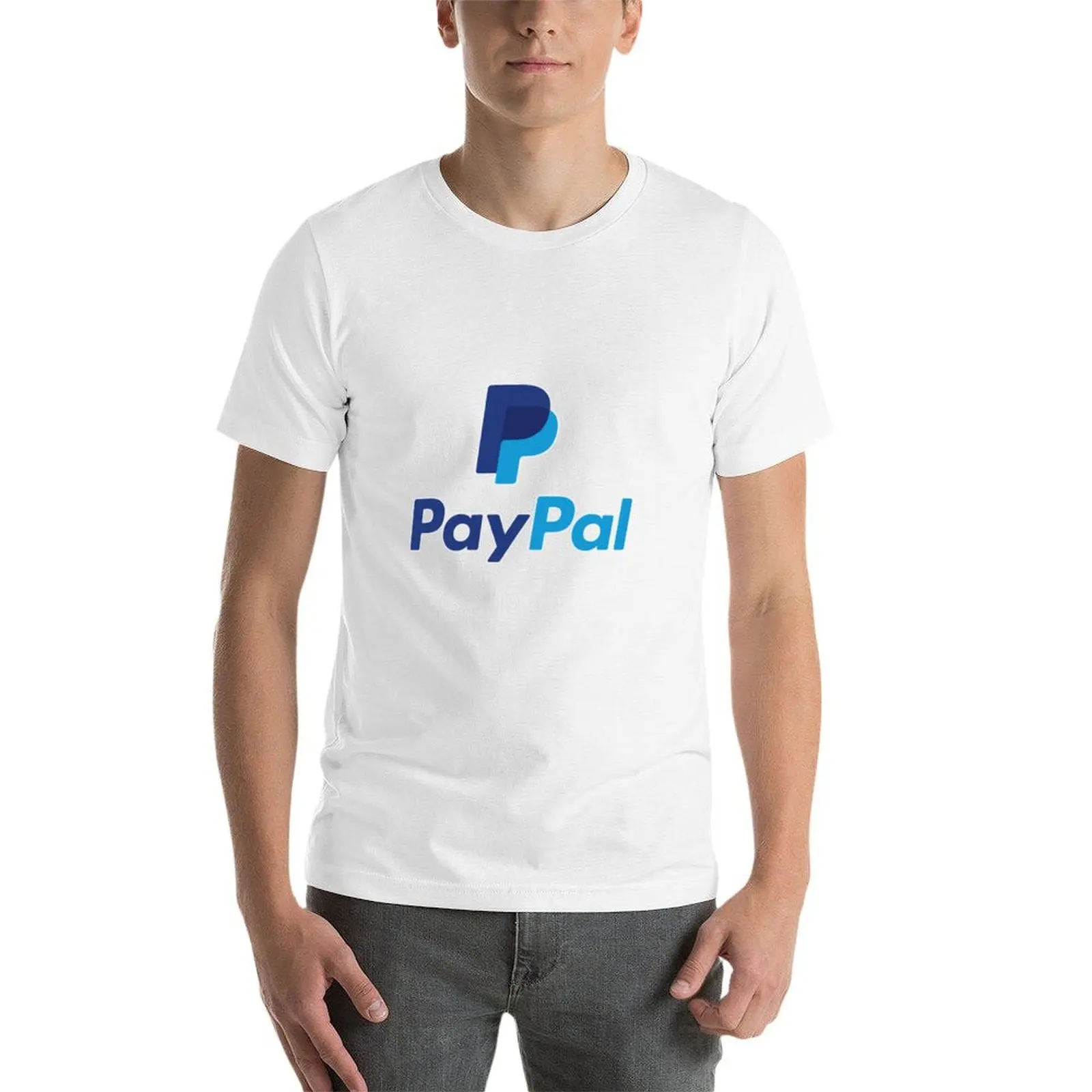 تي شيرت رجالي بتصميم جديد من PayPal تي شيرت قطني للرجال تي شيرت جرافيك للرجال تي شيرت قطني عالي الجودة