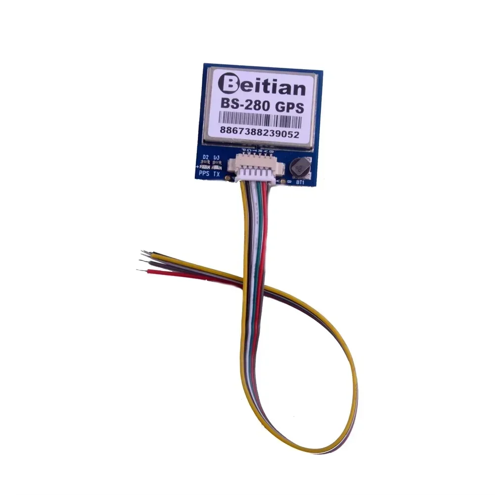 Beitian BS-280 GPS Module Multi-GNSS (GPS/Glonass/BeiDou) UART TTL with Flash & Antenna for Pixhawk APM Drone