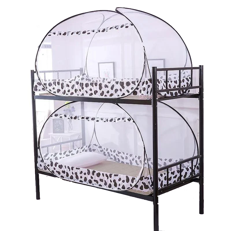 

Large Space Mosquito Net Full-bottom Yurt Encrypt Mosquito Met Student Dormitory Upper Lower Bunk Free Install Mosquito Net