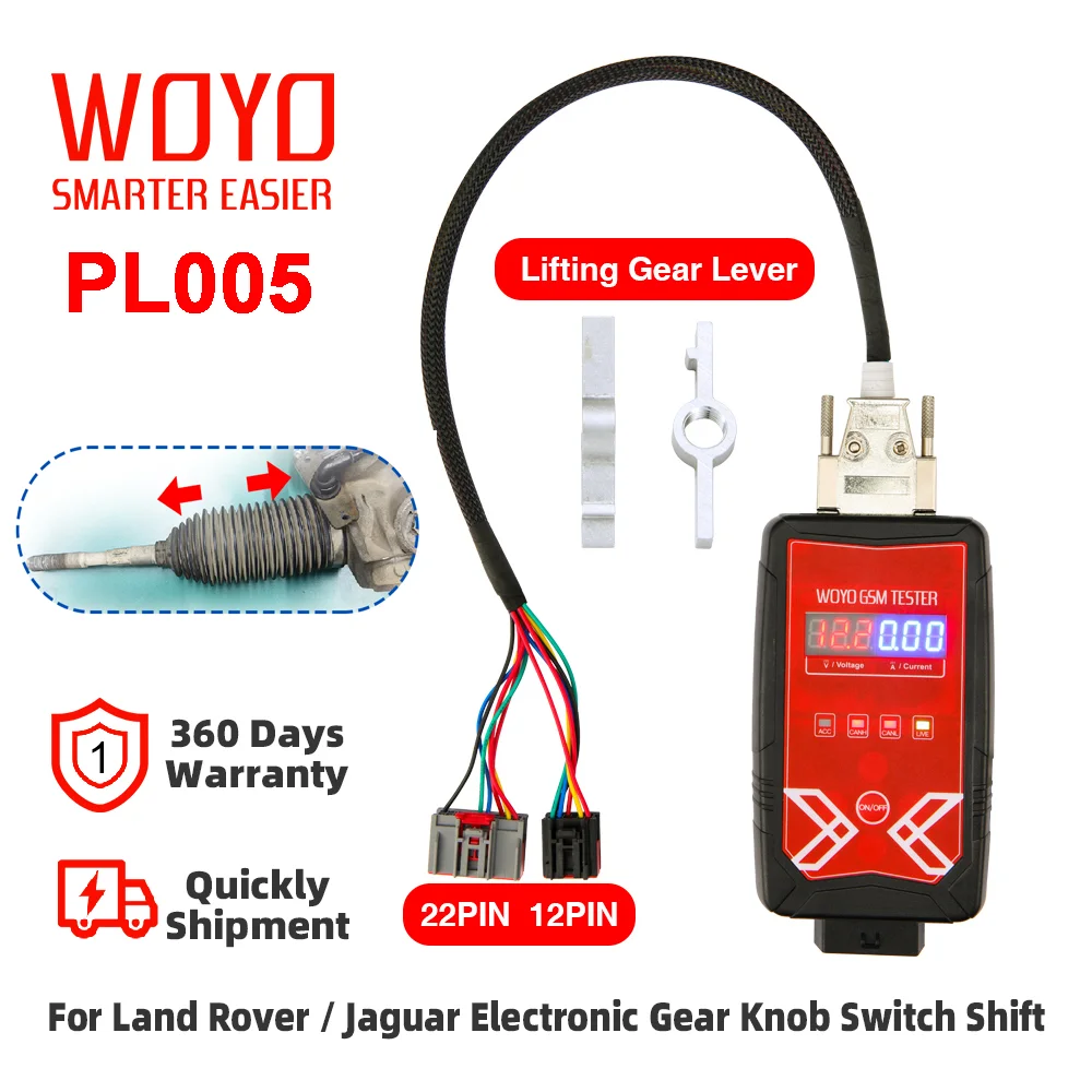 

WOYO PL005 Gear Shift Module Tester for Land Rover for Jaguar Car Rotary Gear Selector Tester Car Diagnostic Tools