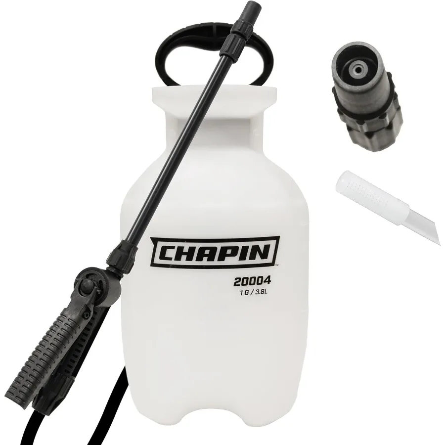 

Chapin 20004 Pump Sprayer 1 Gallon for Lawn and Garden Use Hand Pressurized with AntiClog Filter and Adjustable Spray Nozzle Id