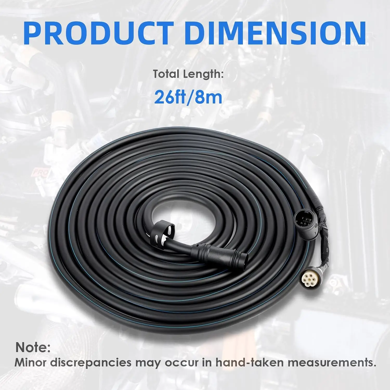 

61A-8258A-00 6K1-8258A-40 26FT Main Wiring Harness 10P For Yamaha 704 Remote Control 8M Outboard Motor