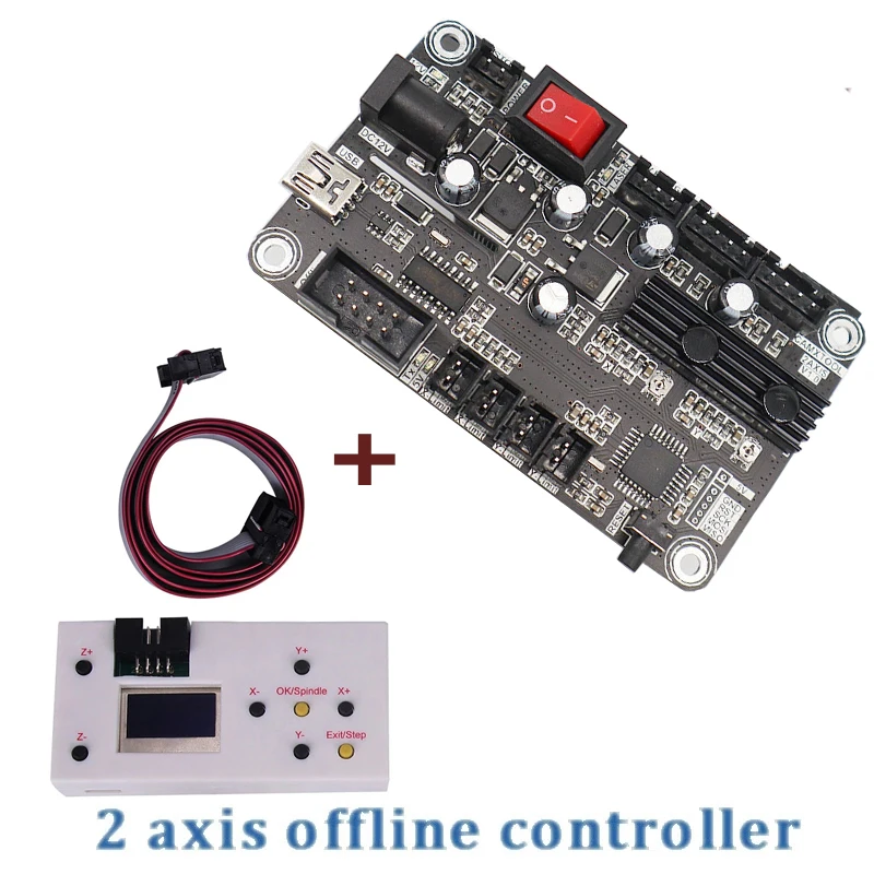 Imagem -05 - Diy Máquina de Gravura do Laser Grbl Placa de Controle Eixos Offline Placa de Controle Cnc 3018pro 1610 2418 3018 Eixo Controlador