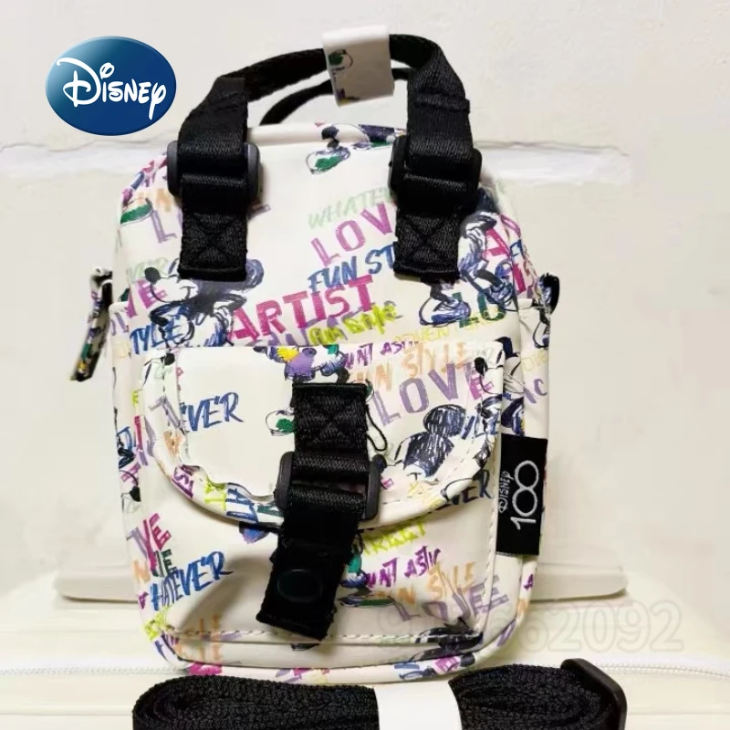 Disney Mickey New Children\'s Crossbody Bag Luxury Brand Original Children\'s Shoulder Bag Cartoon Cute Fashion Children\'s Bag