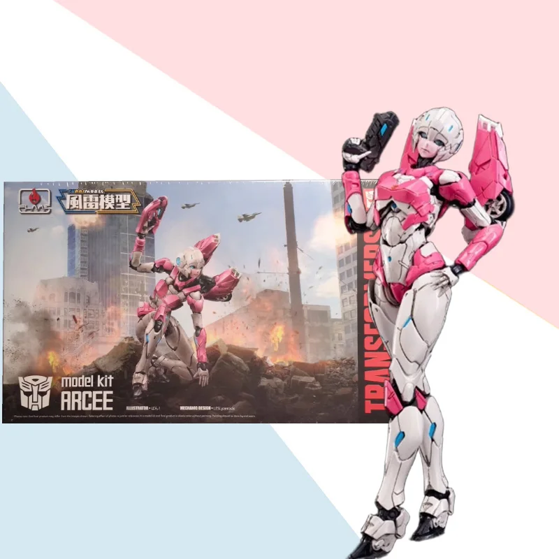 

Flame Toys Furai Model ARCEE 16cm Anime Movable Mecha Assembly Doll Model Set Toy Collection Surprise Birthday Gift for Friends