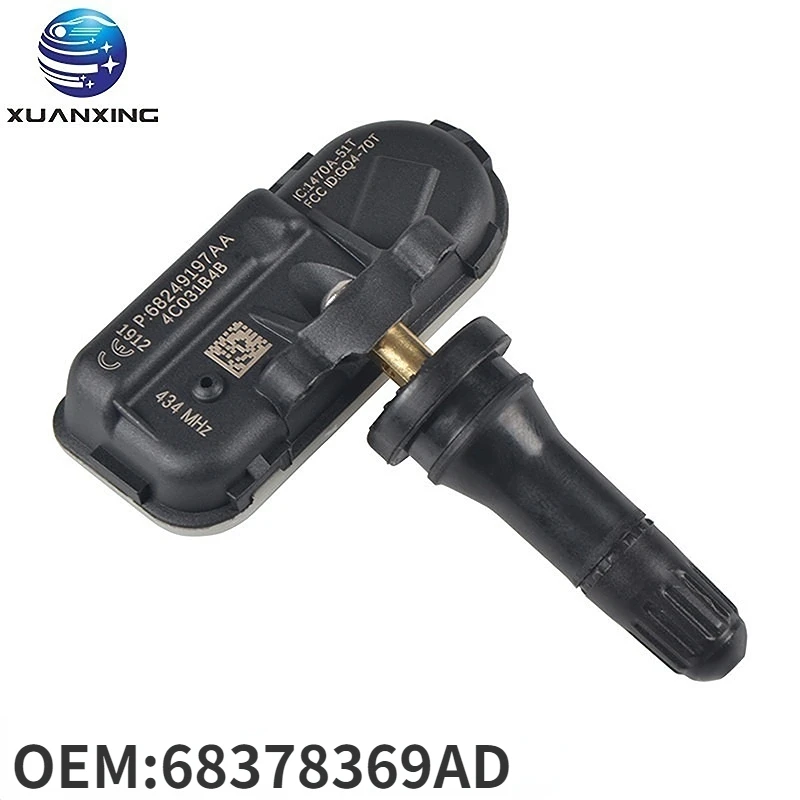 68378369AD TPMS Tire Pressure Sensor Monitoring System 434MHz High Quality For Ram Jeep Cherokee 2014-2021