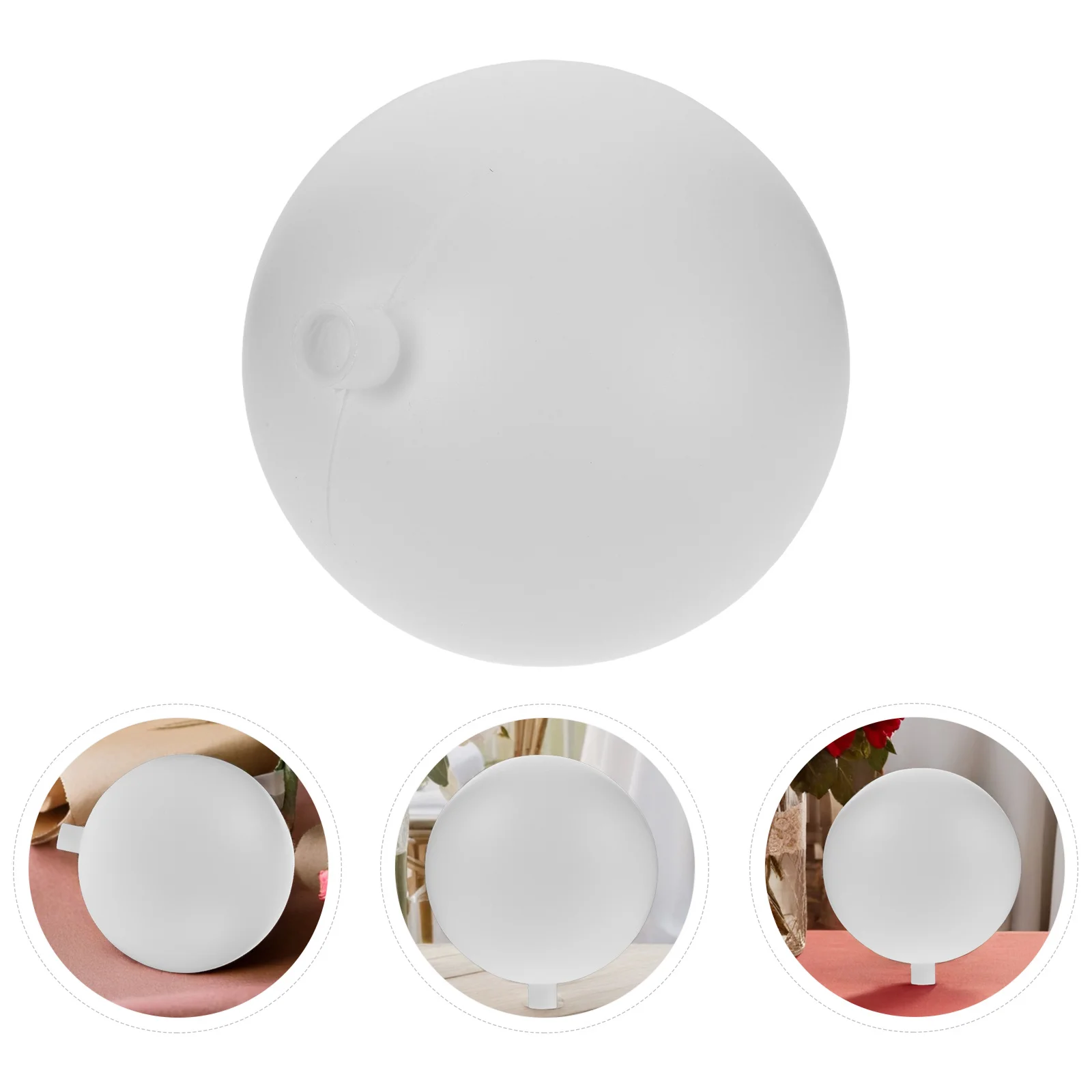 

2pcs Decorative Lamp Shade: Round Plastic Pendant Light Globe For Indoor Outdoor Wedding Lawn Use Replacement Fixture Cover,