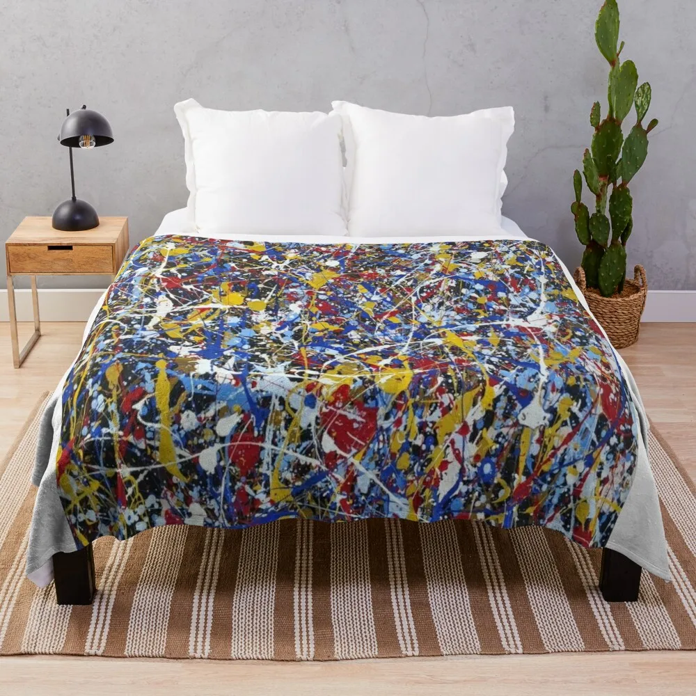 

Abstract art Throw Blanket Retros Giant Sofa Furrys Blankets