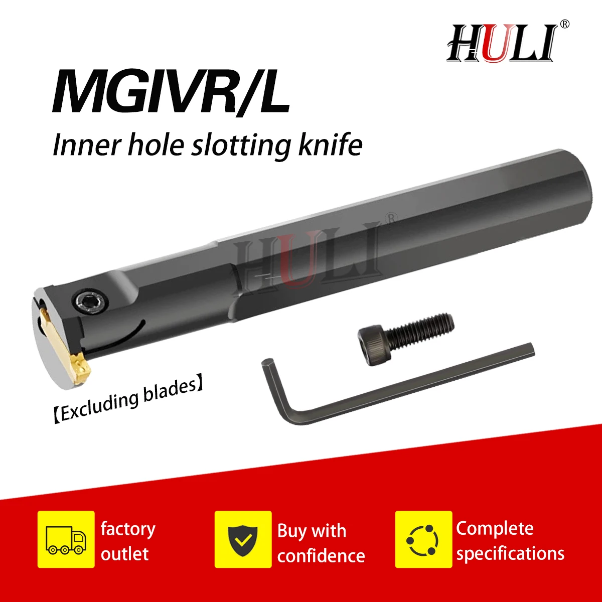 

MGIVR/L2016-1.5/2/2.5/3/4/5 Inner Hole Turning And Slotting Tool Holder MGIVR/L2520/3125/ 3732 CNC Lathe Tool Grooving Cutter Ba