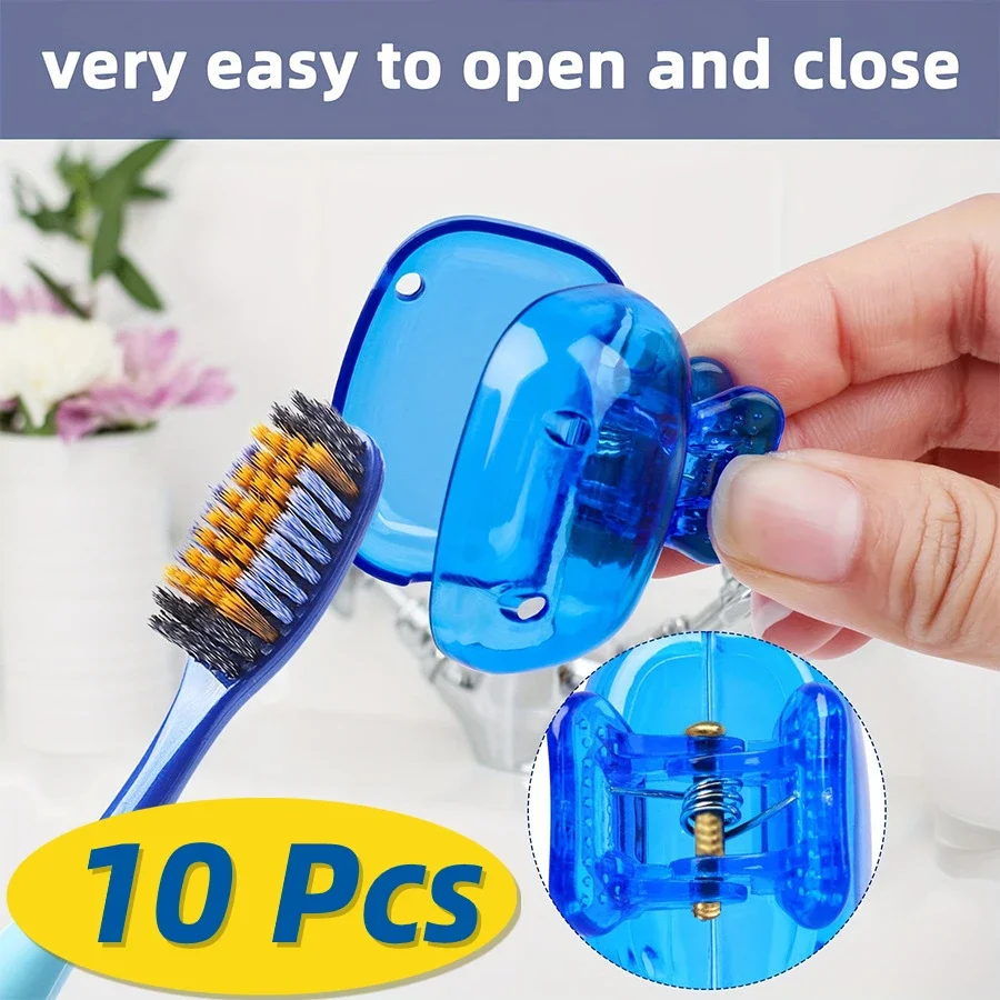 Toothbrush Holder Must-have Travel Toothbrush Protective Cap Portable Plastic Toothbrush Case