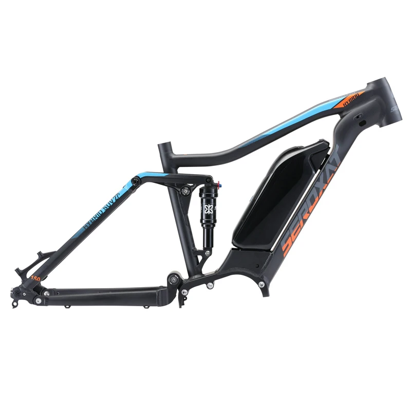 SEROXAT Mountain Bike Frame AM Frame 27.5 29er MTB DH Frame telaio bici ibrida in lega di alluminio ammortizzatore posteriore 150mm motore e-bike