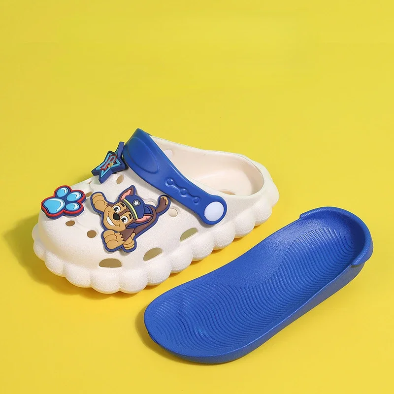 Paw Patrols Cartoon Sandals Children Creative Comfortable Slippers  New Summer Lovely Outdoor Hole Shoes Non-slip Soft Kids Gift