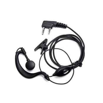 2 Pin Walkie Talkie kulaklık kulaklık kablolu İki yönlü Ham radyo kulaklık Baofeng BF-888S Walkie walkie-talkie için 992 Earwear