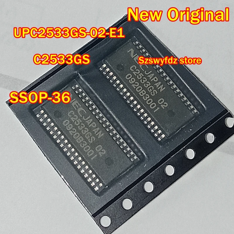 2Pcs to 10Pcs New Original Upc2533Gs-02-E1 C2533Gs Ssop-36 Am Tuner for Electronic Tuning Car Radios