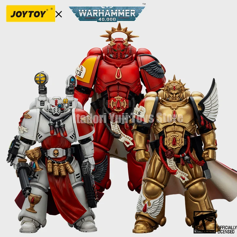 

JOYTOY Warhammer 40K Action Figure Blood Angels Captain Heavy bolt pistol Sanguinary Priest Joint Movable Figurine Model Toys