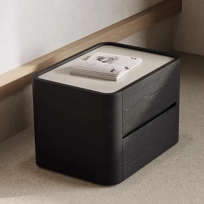 

Bauhaus Modern Bedside Table Storage Drawers Aesthetic Space luxury Night Tables Elegant Nordic Mesa De Cama Bedroom Furniture