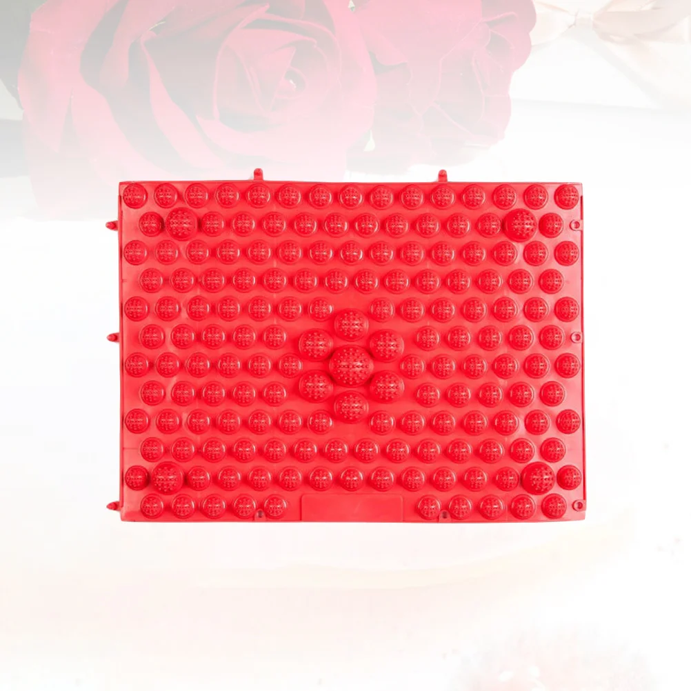 2 قطعة وسادة تدليك القدم ريفليكسولوجي حصيرة العلاج بالابر كرات بيليه نقاط الضغط الإغاثة المنزل مكتب استخدام الأحمر