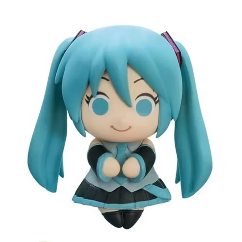 Anime Hatsune Miku Gashapon Toys Sitting Posture Styling Series Megurine Kagamine Len Rin Cartoon Model Decoration Dolls Gifts