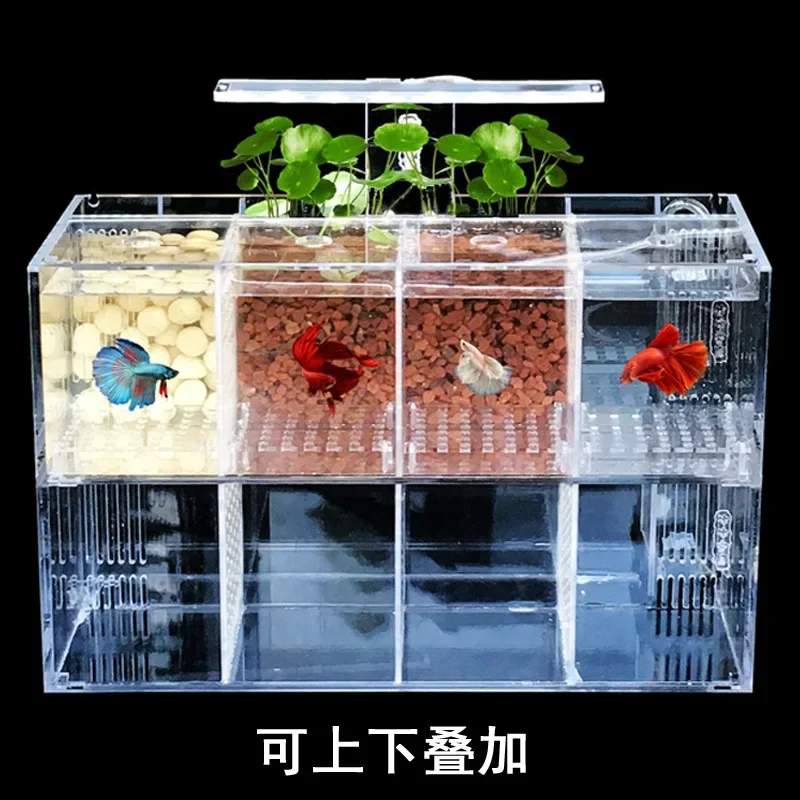 Acrylic Micro Small Fish Tank Desktop Mini Aquarium Betta Tank Plastic Fish Bowl Turtle Tank Plastic Fish Bowl