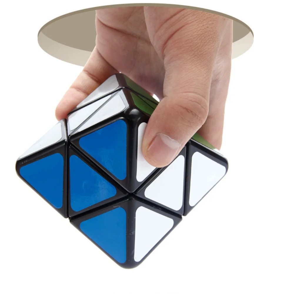 LanLan 4 Axis Octahedron Professional Speed Magic Cube Speed Puzzle Toys