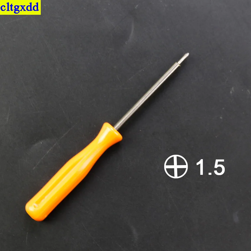 Cltgxdd 2piece T6, T8, T10 precision screwdriver with safety cross head, 1.2, 1.5, Y1.2, 1.5 anti-pry hole repair tool