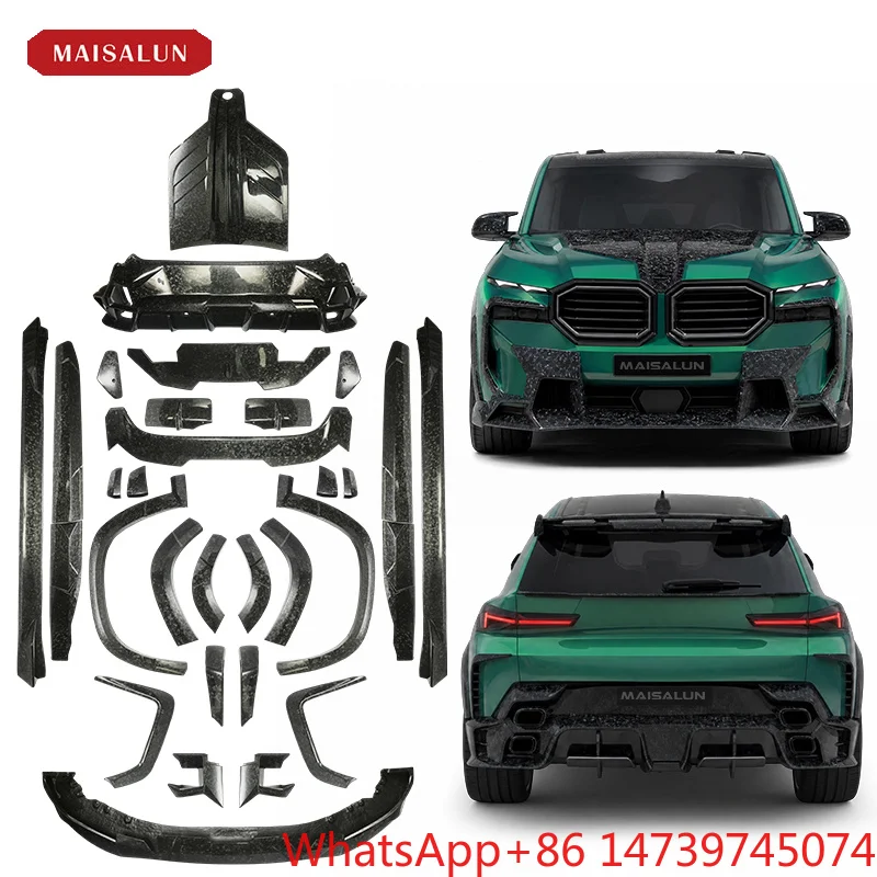 MSY‑Style Dry‑Carbon‑Fiber Conversion Body Kit Front Lip Rear Diffuser Side Skirt Exterior Aero PartsCar Partsold‑to‑new Upgrade