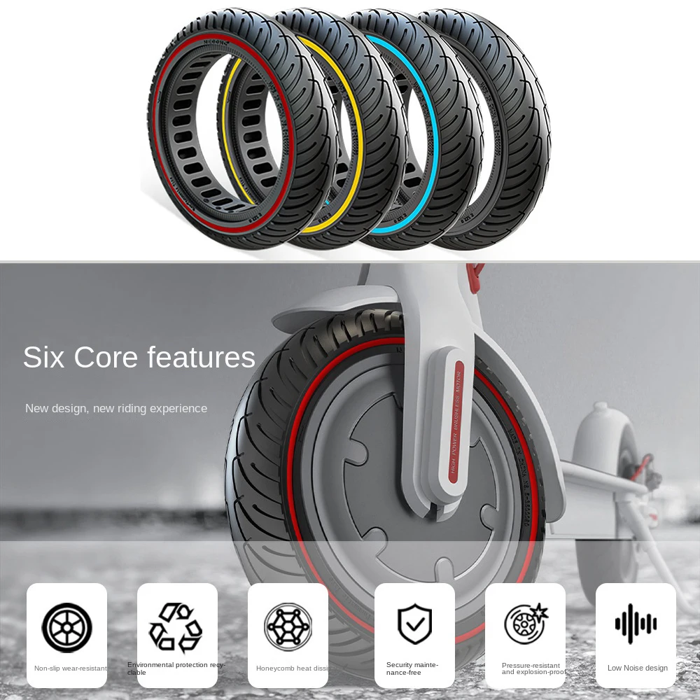 8.5inch Explosion-proof Honeycomb Tire for Xiaomi M365/ M365 Pro / 1S/ Pro2/ Essential Electric Scooter Anti-Explosion Tire Tyre