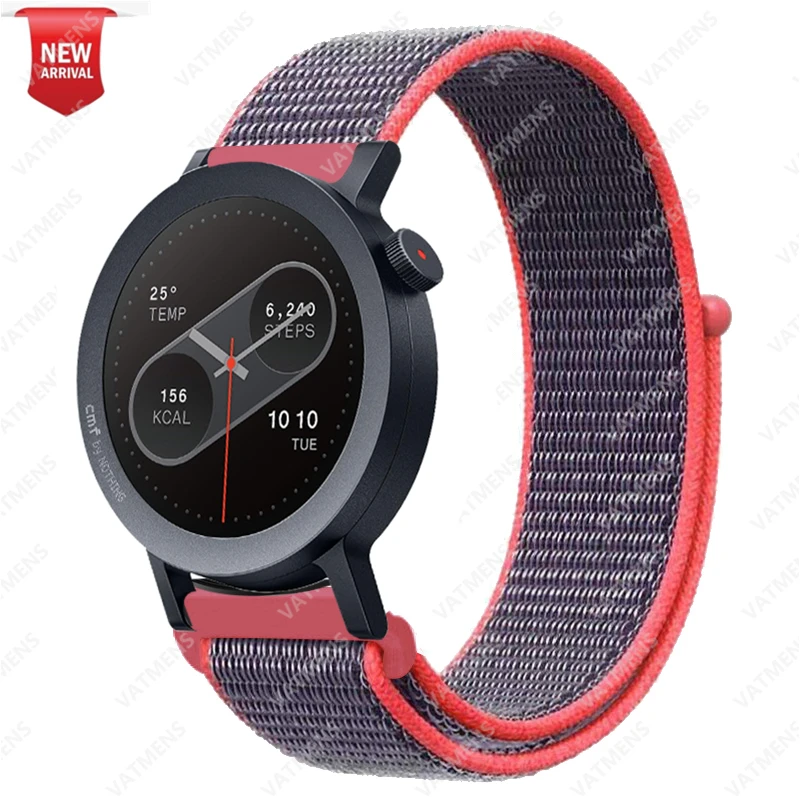Watch Pro 2-Armband für CMF Watch Pro 2 Ersatz-Smartwatch-Armband, Nylon-Sport-Loop-Armband, Correa-Band – Detail 18