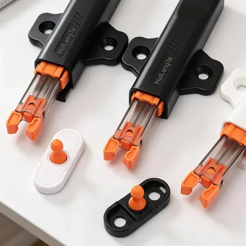 1/5Sets Pressure Push To Open Touch Latch Pull Push Invisible Stopper Touch Latch Cabinet Door Rebound Home Hardware Accessories