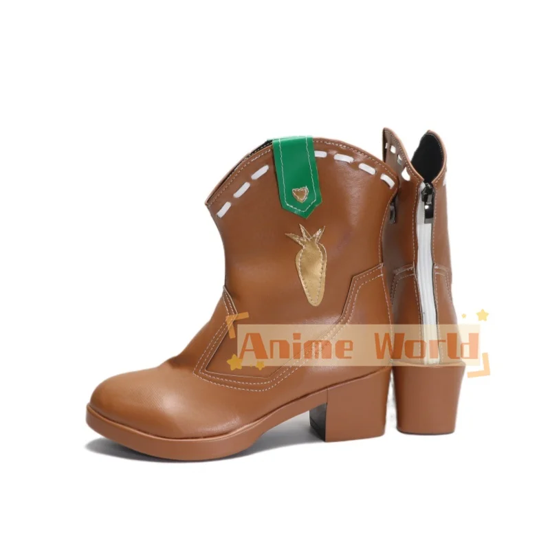 Game Pretty Derby Rijst Douche Cosplay Schoenen Laarzen Record-Breaking Zwart Assassin Voor Hallowmas Party Volwassen Vrouwen Mannen