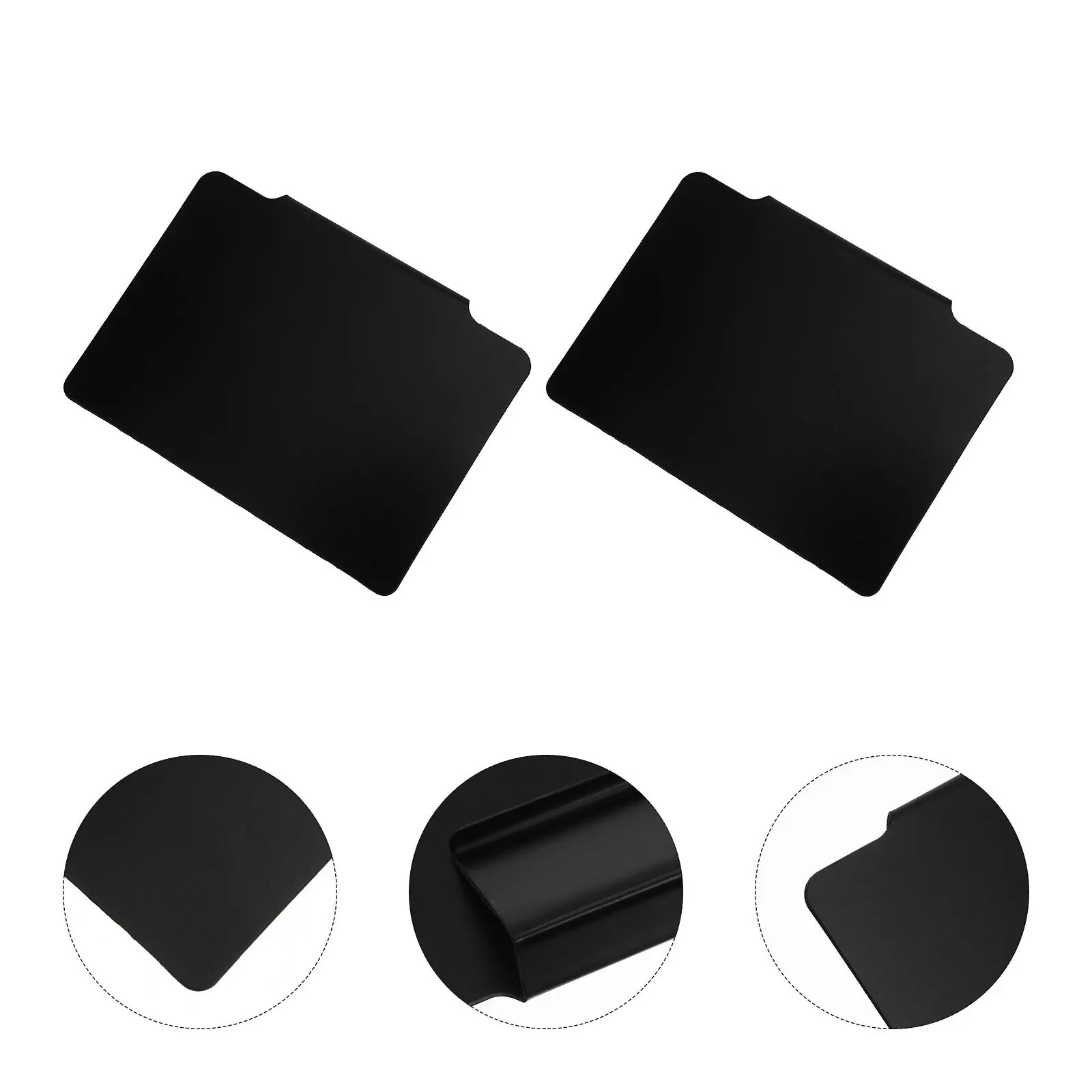 

12Pcs Storage Clip on Labels Matte Black Reusable for Bins Baskets Pantry Organization Shelf Edge Label Holder Chalkboard Style