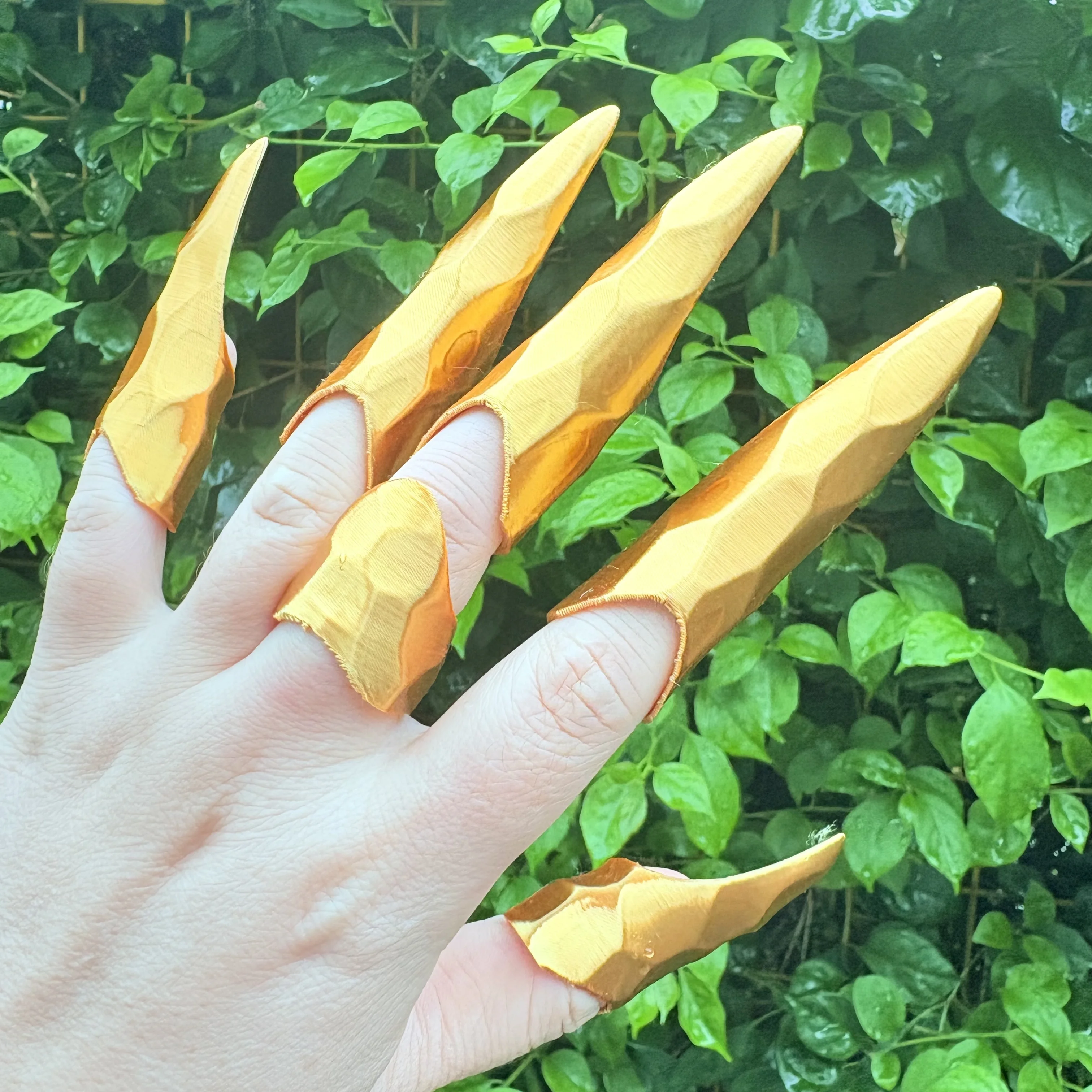 Cool Gothic Beast Claws,3D Printed Cosplay Costume Prop,Simulation Metal Finger Claws,Dark Witch,Halloween Decoration