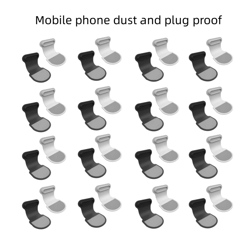 1pcs Phone Dustproof Plug Anti-lost Waterproof Plug Integrated Charging Port For Apple Android Type C IOS Micro USB