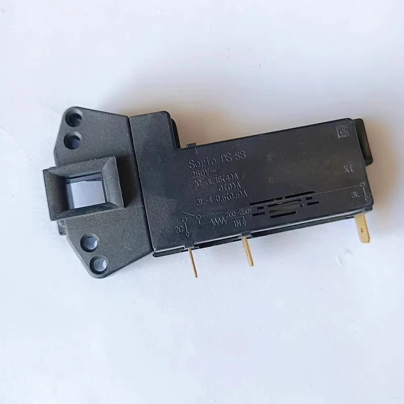 Hatch lock Rold DS88 for Bosch, Siemens, Indesit, Ariston washing machines 3-pins tongue inside 060096