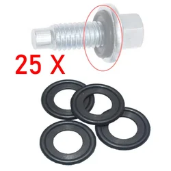 25 X Rubber Oil Drain Plug Gaskets Washer Replacement For GM Chevrolet Buick Cadillac Opel Astra Vauxhall Saab Ford Land Rover