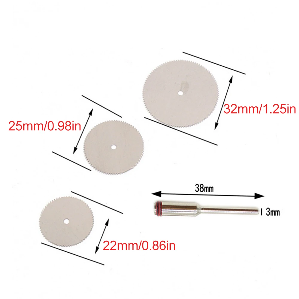 10Pcs Mini Circular Saw Blade Electric Grinding Cutting Disc Rotary Tool for Dremel Metal Cutter Power Tool Wood Cutting Discs