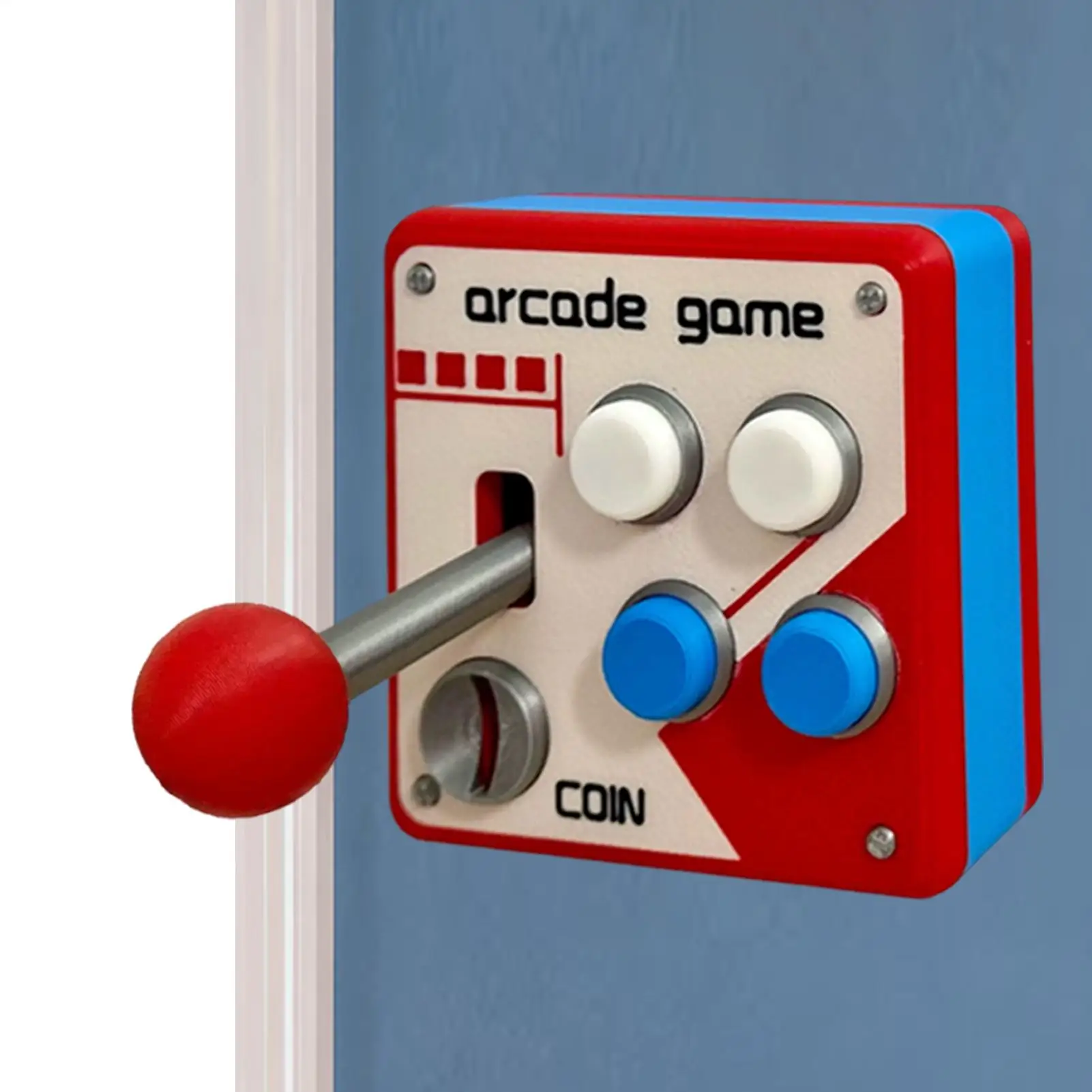 creative 3D printing panel socket control decoration arcade panel Retro game console joystick switch Gift toys