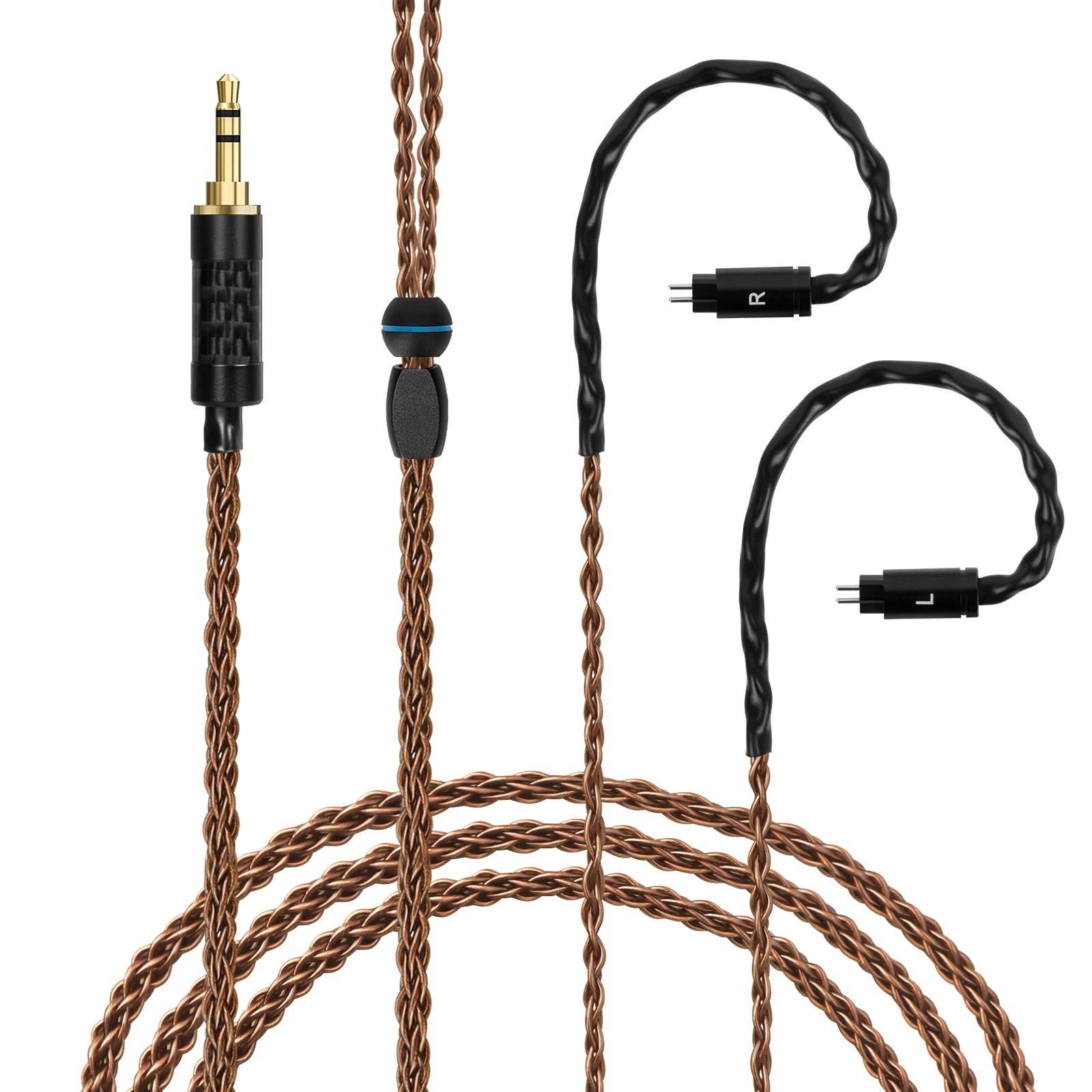 Geekria Apollo Single Crystal Copper Upgrade Audio Cable Compatible with Linsoul KZ ZS10 Pro, SIMGOT EM6L