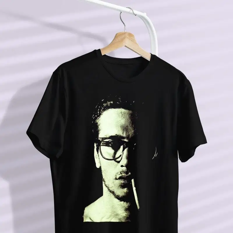 Vintage John Frusciante guitarrista Rhcp hombres camiseta algodón negro