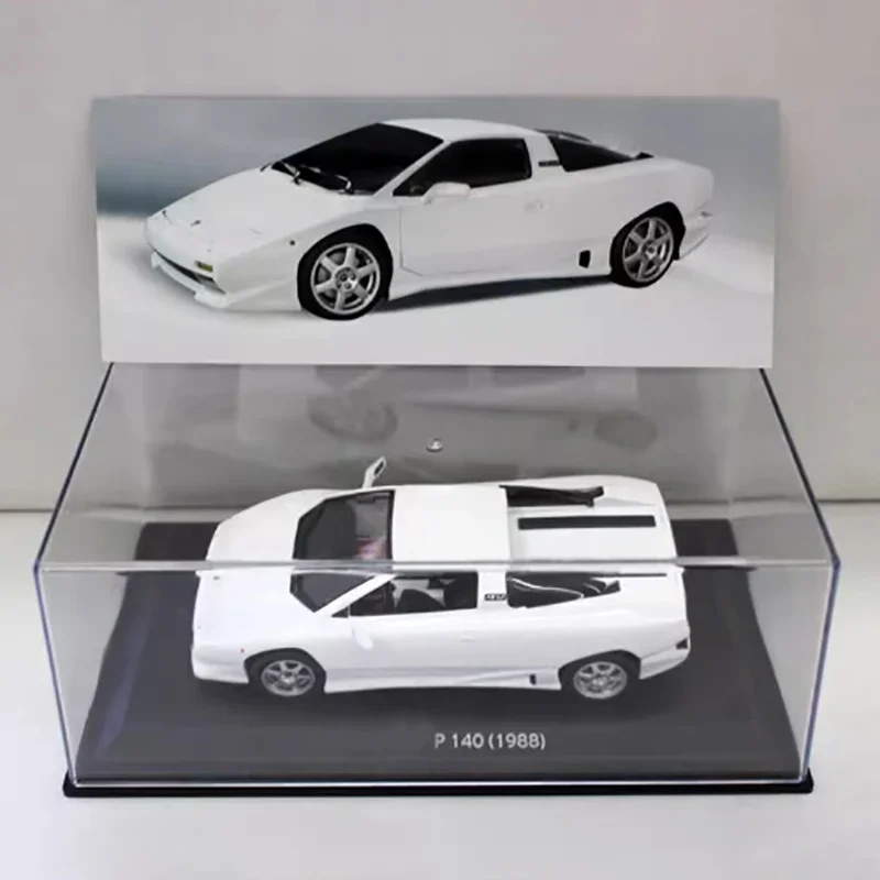 Diecast 1:43 Scale P132 1986 P140 1988 Supercar Alloy Car Model Adult Classic Collection Souvenir Display Gift Boy Toy