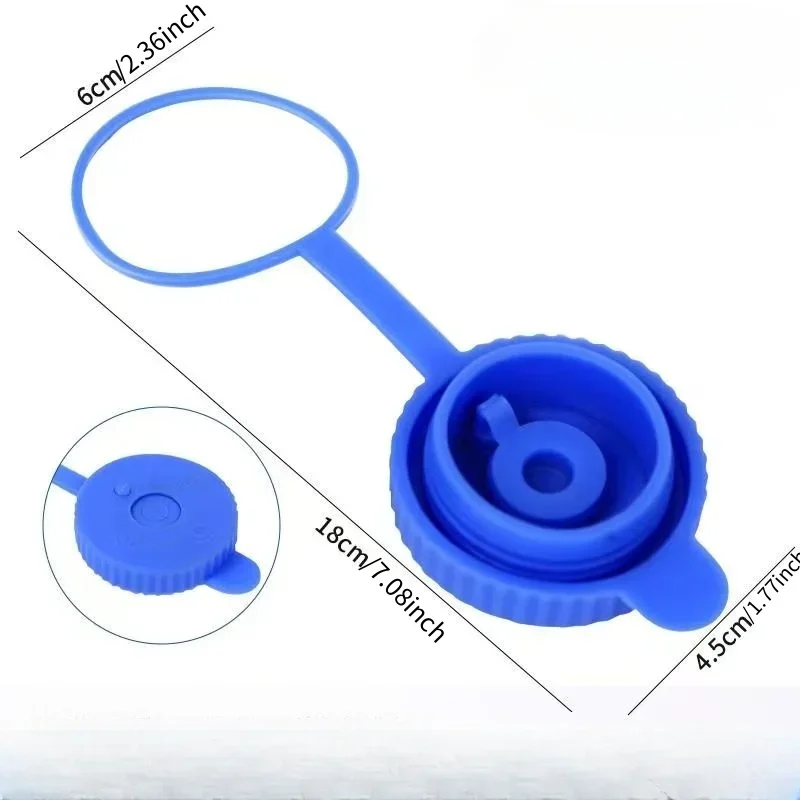 5 Gallon Water Jug Cap, Reusable Silicone 3 & 5 Gallon Water Jugs Replacement Cover, Upgrade No Spill Food Grade Silicone