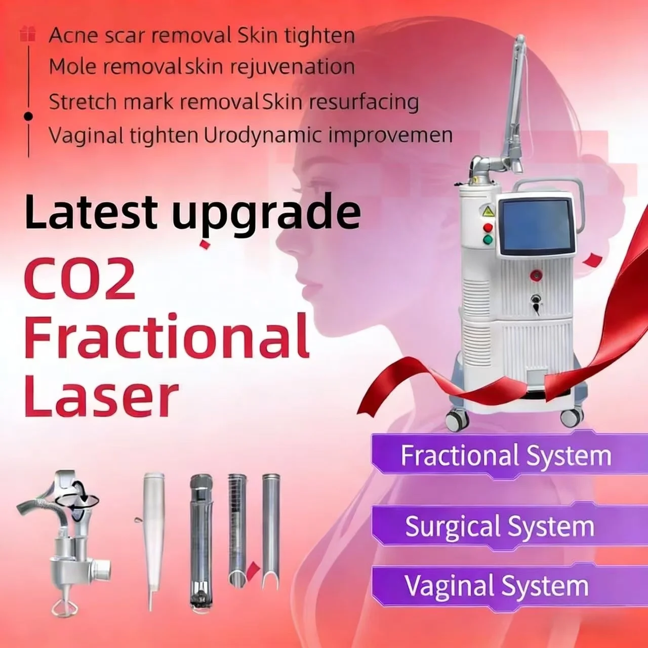 Best Fractional Co2 Lase Machine Co2 Fractional Machine Fractional Co2 Skin Resurfacing Machine