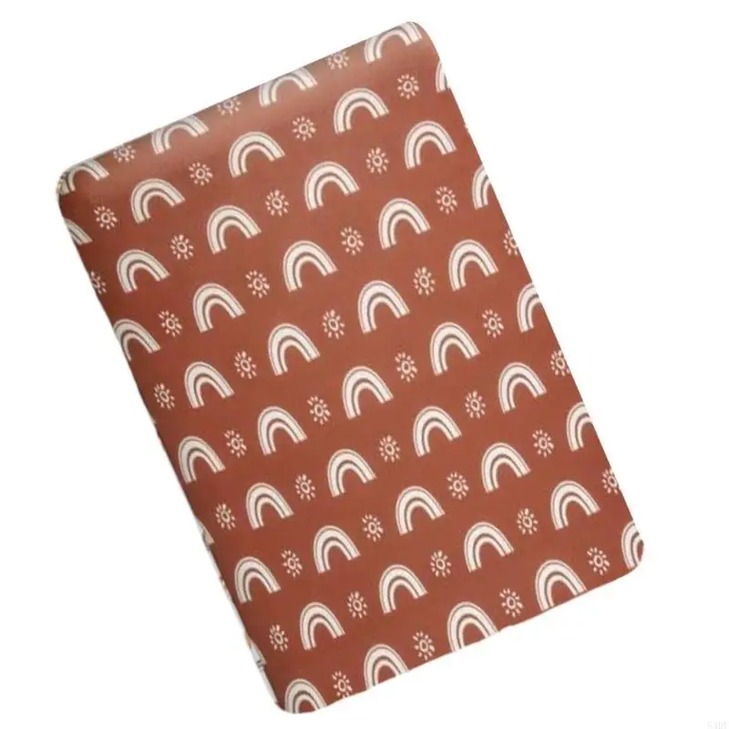 54DF Хлопковый чехол для пеленания, дышащий чехол, пеленальный коврик, мягкие эластичные листы для пеленания, 32x16 дюймов