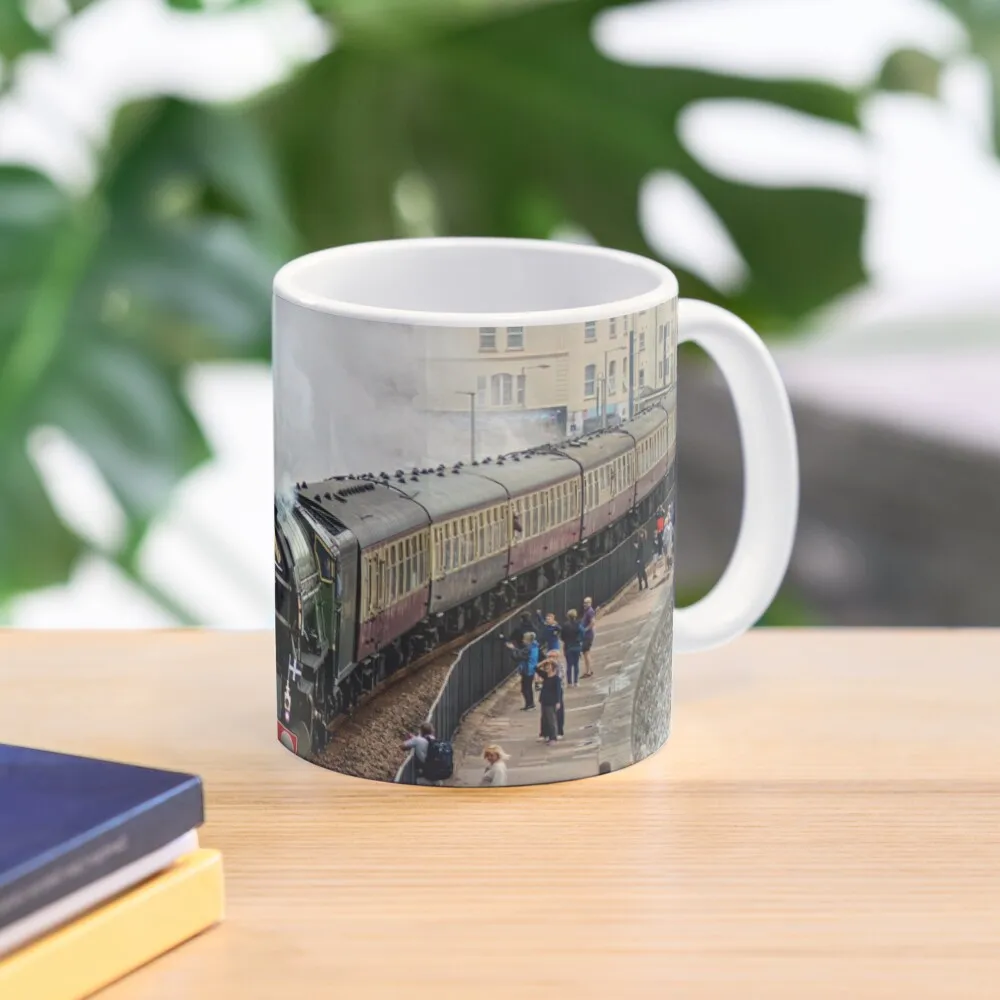 

The Cornishman Steam Train at Dawlish in South Devon Coffee Mug Mugs Coffee Cups Beer Cup Porcelain Mug