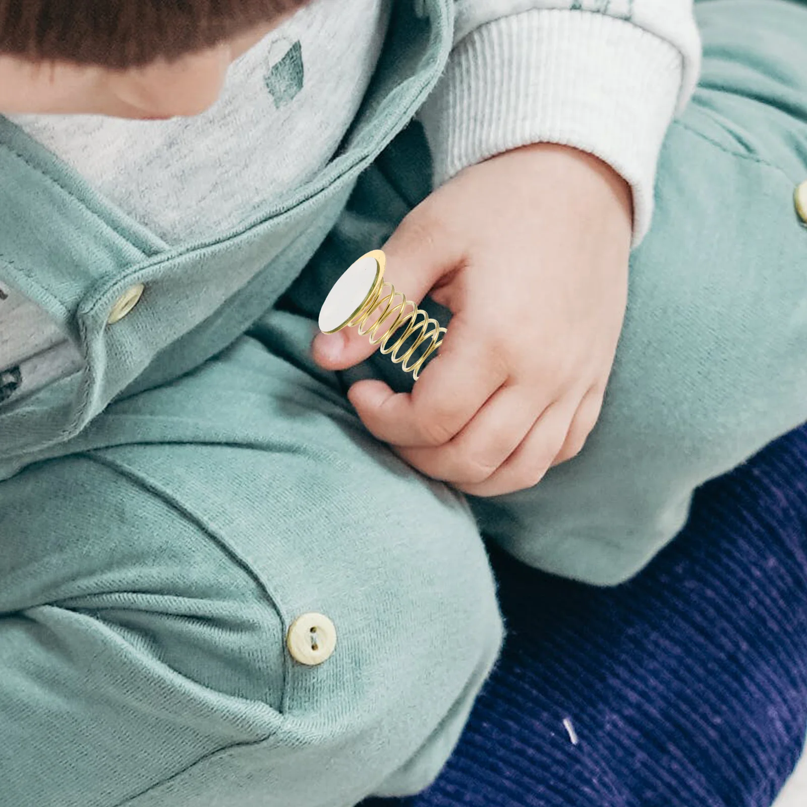 

10Pcs Spring Base for Wobble Springs Replacement with Double-Sided Adhesive DIY Crafts Accessories for Dashboard