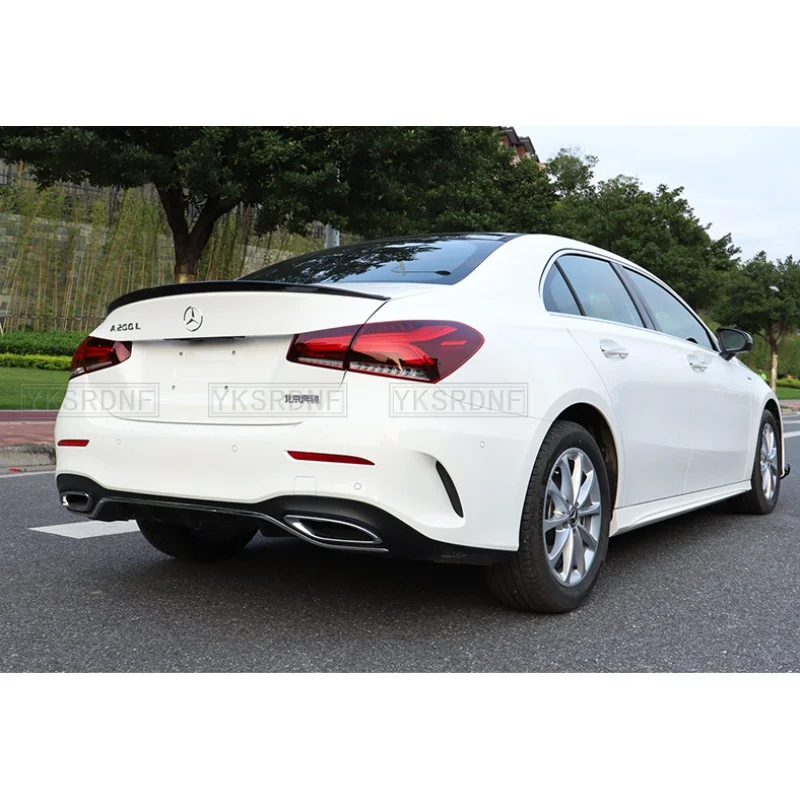 For Mercedes-Benz a35 amg w177  A180 A200 spoiler 2019 ABS Plastic Unpainted Color Rear Spoiler Wing Trunk Lid Cover Car Styling