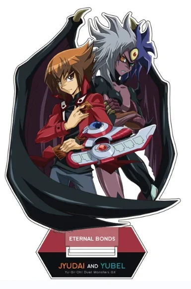 Gioco Yu-Gi-Oh! GX Yuki Judai Yubel figura bambola Anime YuGiOh Jaden Yuki acrilico Stand modello Cosplay giocattolo per regalo