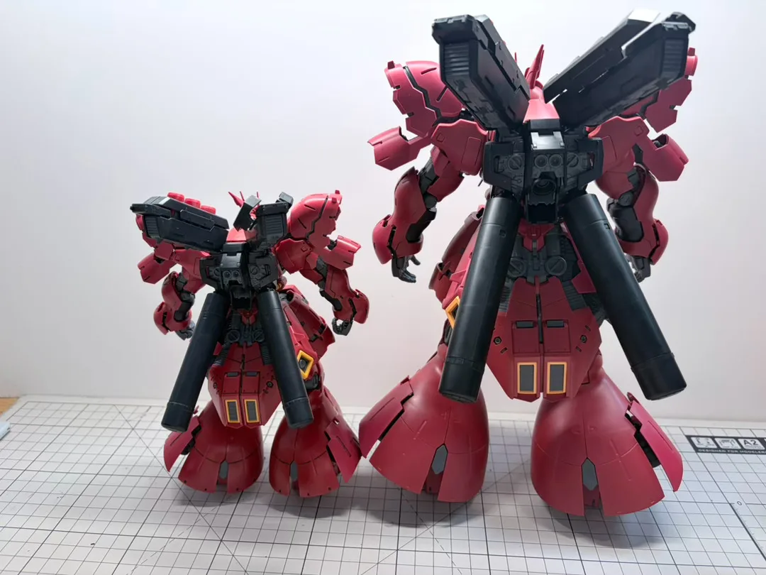 New Arrival YSF Model RG 1/100Scale Sazabi Style Mecha Model Kit Anime Sci-Fi Robot Hobby Collectible Toy Assemble Action Figure